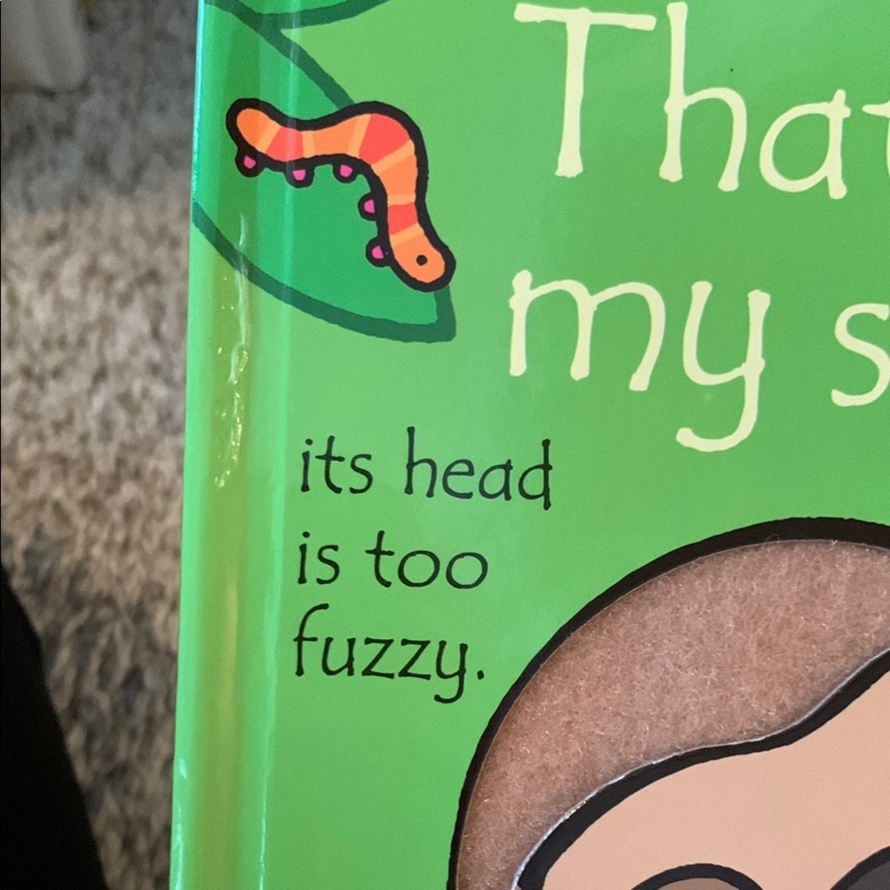 Usborne Touchy-Feely Book - That's Not My Sloth - Children’s Book - Picture 8 of 8